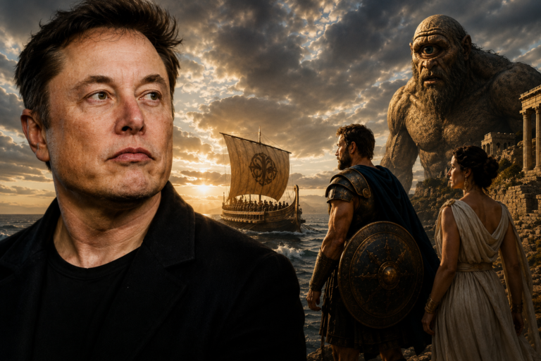 Elon Musk vil lave AI-film af “Odysseen” – lover en “historisk korrekt” version